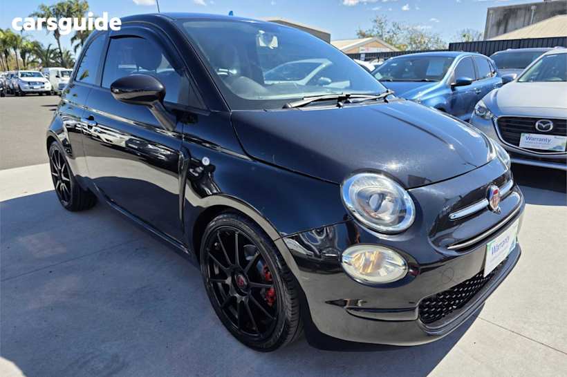 Black 2016 Fiat 500 Hatch POP F