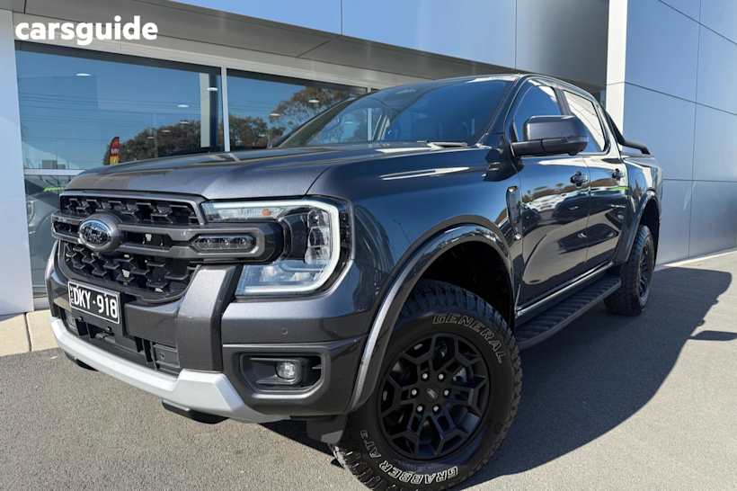 Grey 2024 Ford Ranger Ute Tray TREMOR 4X4