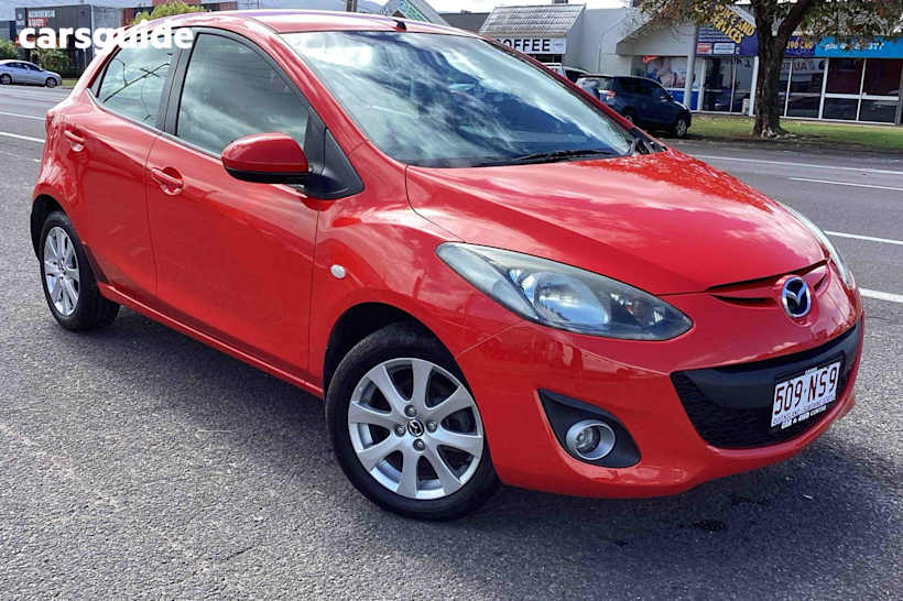 Red 2013 Mazda Mazda2 Hatch MAXX SPORT F