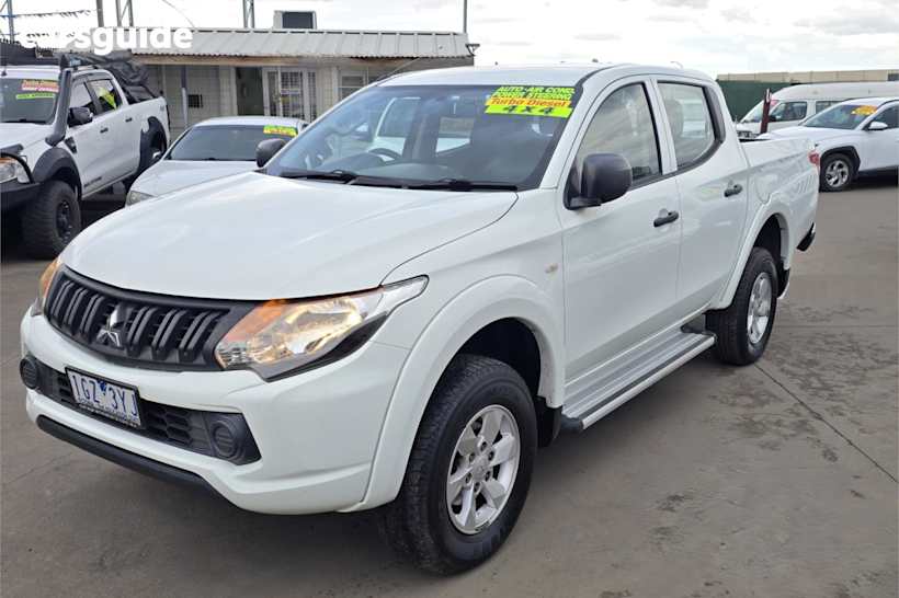 White 2016 Mitsubishi Triton Dual Cab Utility Glx (4X4)