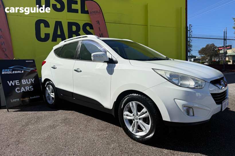 White 2011 Hyundai IX35 SUV ELITE 4WD