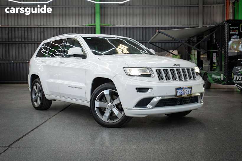 White 2015 Jeep Grand Cherokee SUV SUMMIT 4X4