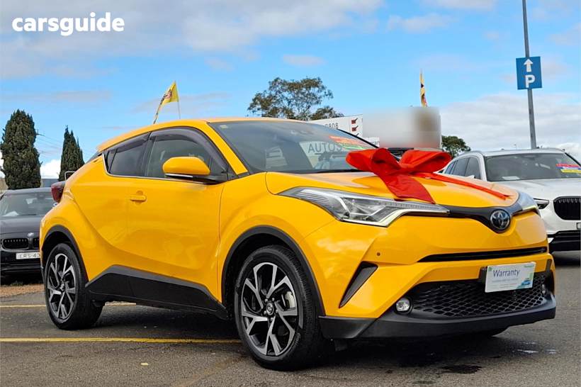 Yellow 2018 Toyota C-HR SUV KOBA 4X4