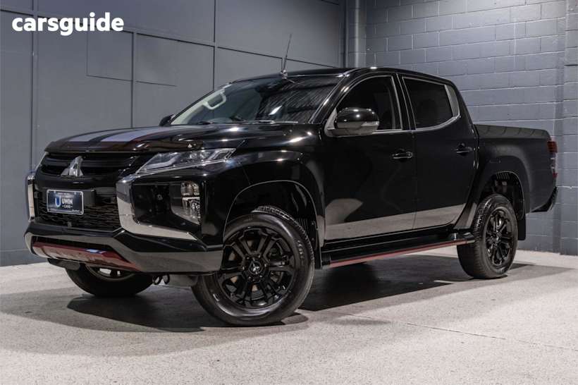 Black 2023 Mitsubishi Triton Ute Tray SPORT EDITION 4X4