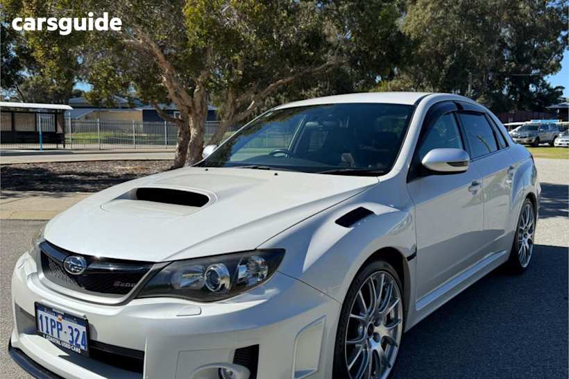 White 2012 Subaru WRX Sedan STI (AWD) S206