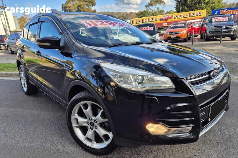 Black 2013 Ford Kuga Wagon Titanium (Awd)