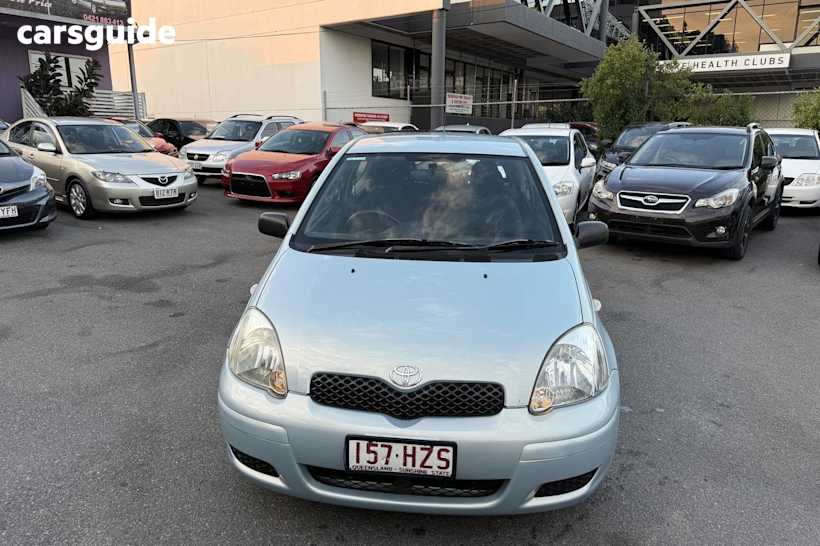 Blue 2003 Toyota Echo Hatchback