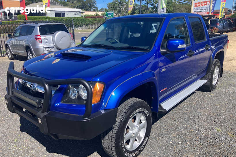 Blue 2008 Holden Colorado Crew Cab Pickup Lx (4X4)