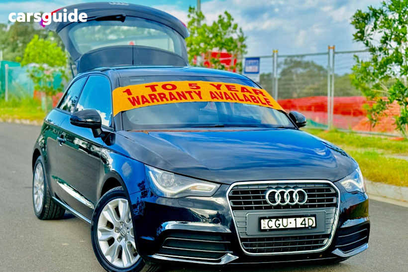 Black 2012 Audi A1 Hatchback 1.4 Tfsi Attraction