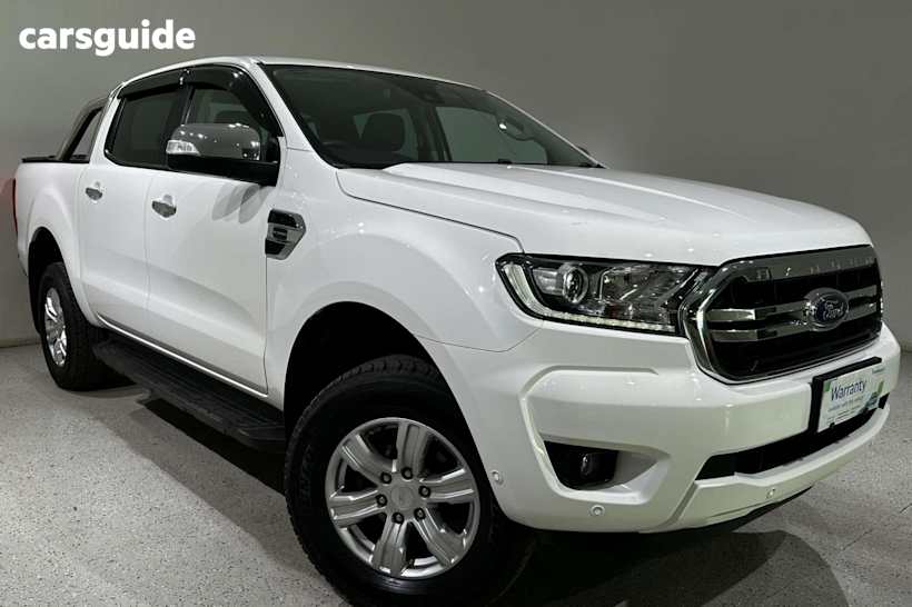 White 2019 Ford Ranger Ute Tray XLT 4X4