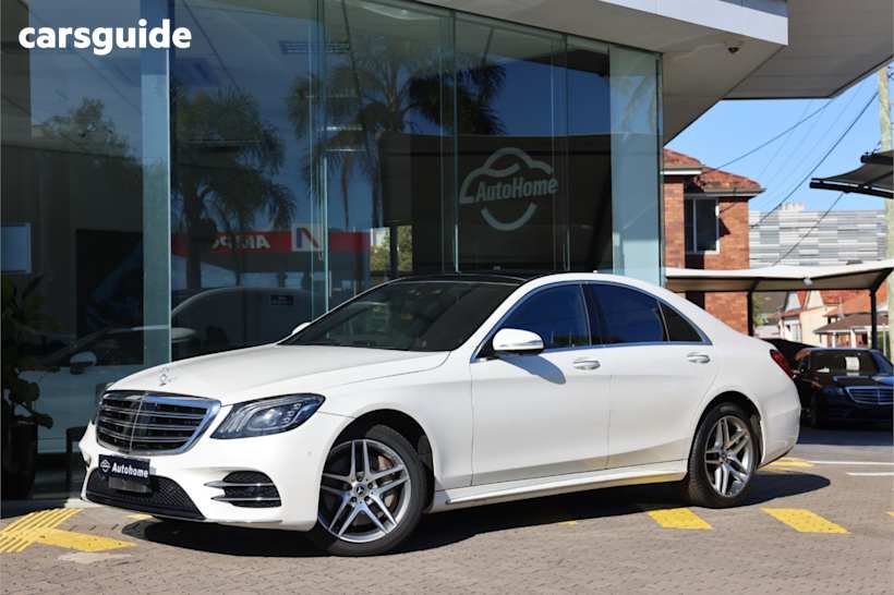 White 2018 Mercedes-Benz S-Class Sedan S450 R