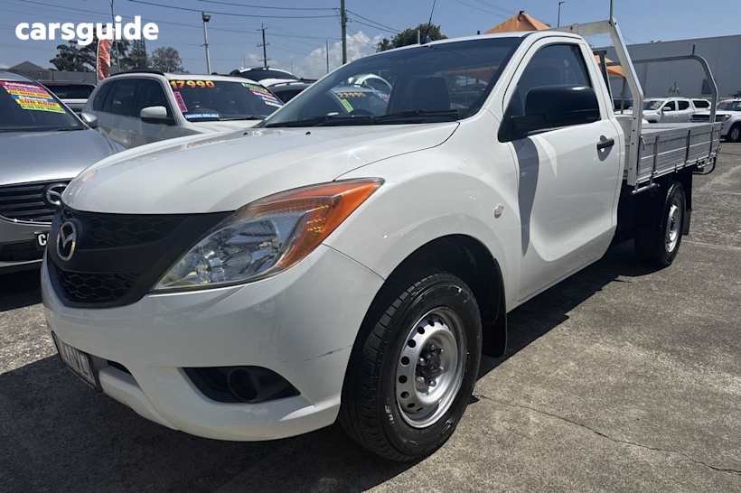 White 2015 Mazda BT-50 Cab Chassis Xt (4X2)