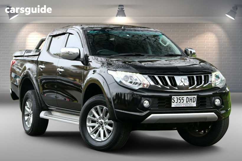 Black 2017 Mitsubishi Triton Ute Tray GLS 4X4