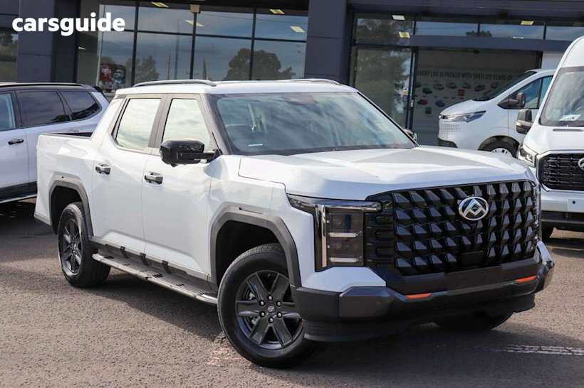 White 2025 LDV Terron 9 Ute Tray ORIGIN 4WD