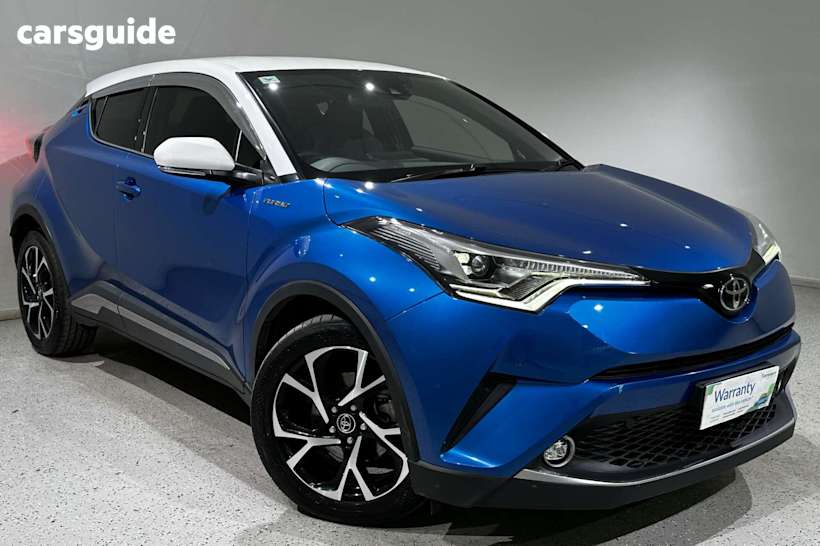 Blue 2017 Toyota C-HR SUV KOBA 4X4