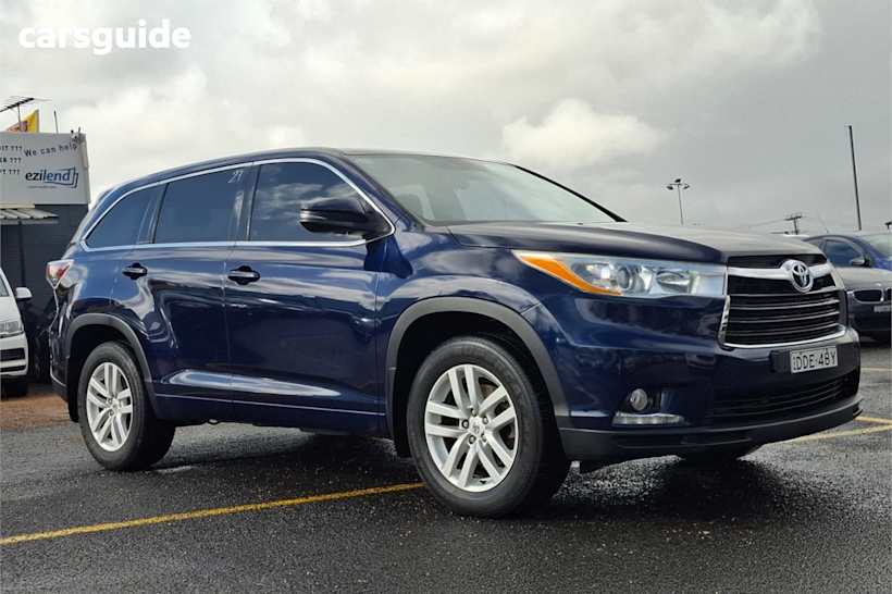 Blue 2014 Toyota Kluger Wagon Gx (4X4)