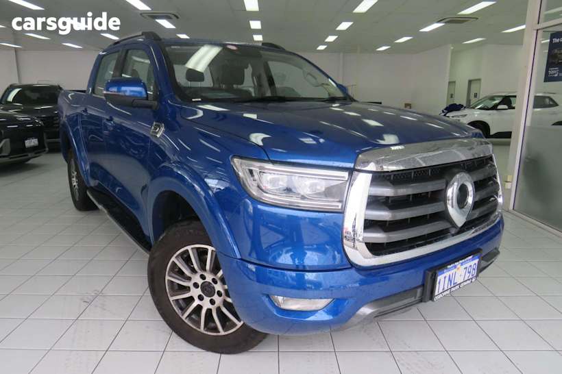 Blue 2024 GWM UTE Ute Tray CANNON 4X4