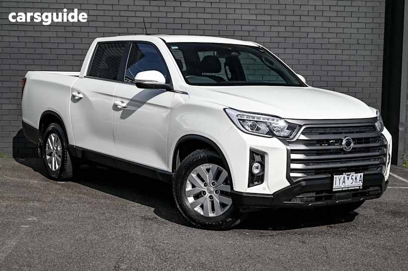 White 2023 Ssangyong Musso Ute Tray ELX 4X4