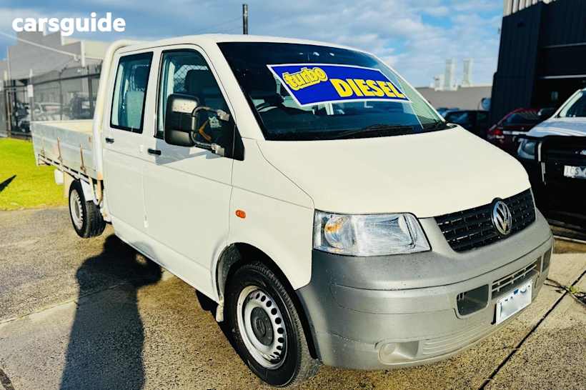 White 2008 Volkswagen Transporter Dual Cab Chassis (Lwb)