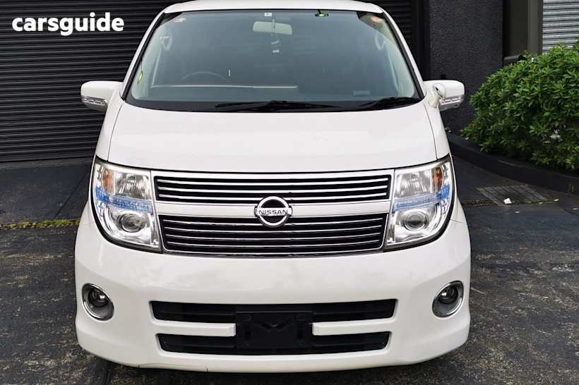 White 2010 Nissan Elgrand OtherCar HIGHWAY STAR