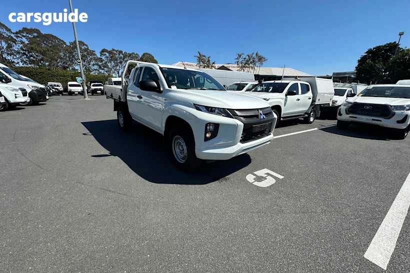 White 2020 Mitsubishi Triton Ute Tray GLX ADAS 4X4