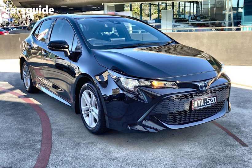 Black 2020 Toyota Corolla Hatch ASCENT SPORT HYBRID F