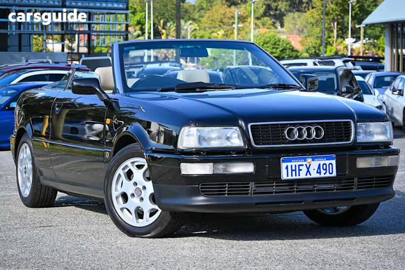 Black 1996 Audi Cabriolet Convertible F