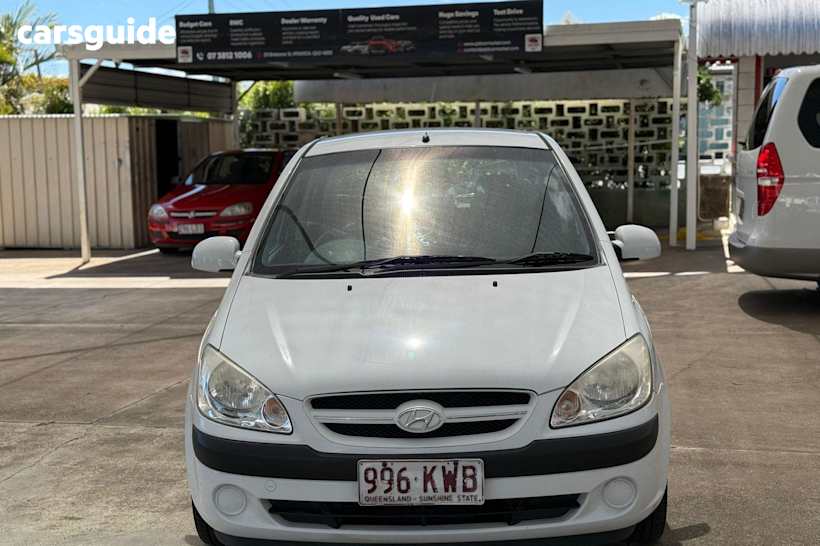 White 2008 Hyundai Getz Hatch SX F