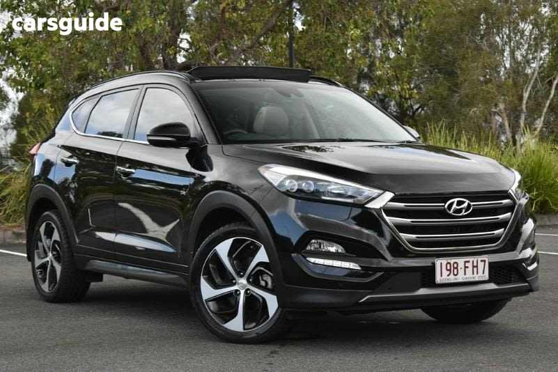 Black 2016 Hyundai Tucson SUV HIGHLANDER 4X4