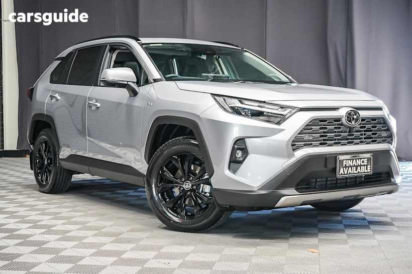 Silver 2025 Toyota RAV4 Wagon Edge (Awd) Hybrid