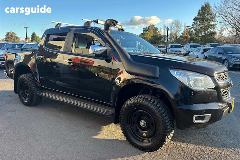 Black 2015 Holden Colorado Ute Tray LTZ 4X4