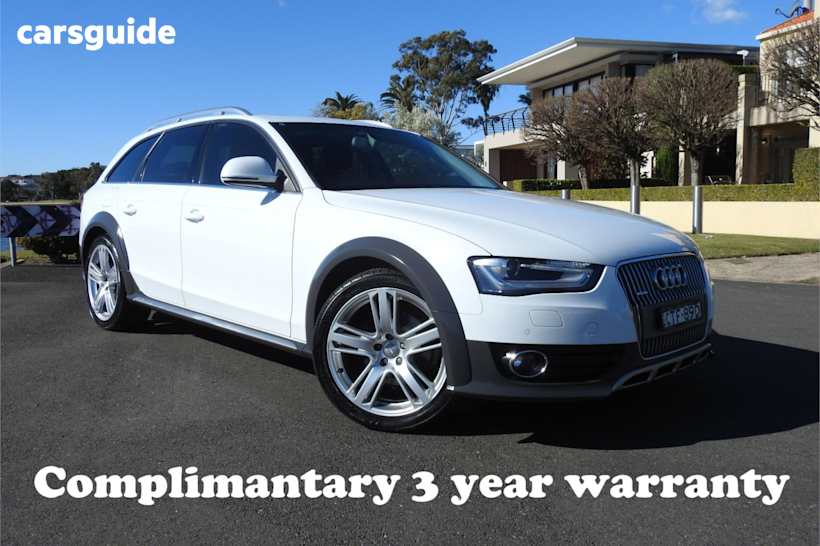 White 2014 Audi A4 Wagon Allroad Quattro Le