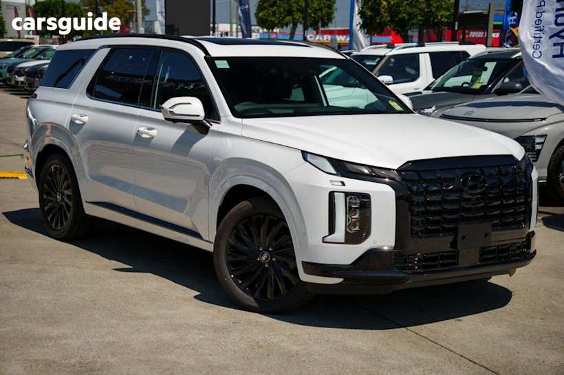 White 2025 Hyundai Palisade Wagon Calligraphy Black Ink (7 Seat)