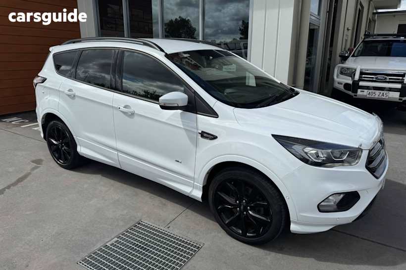 White 2018 Ford Escape SUV ST-LINE
