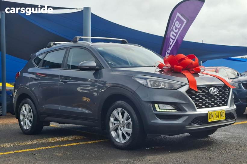 Grey 2019 Hyundai Tucson SUV ACTIVE X F