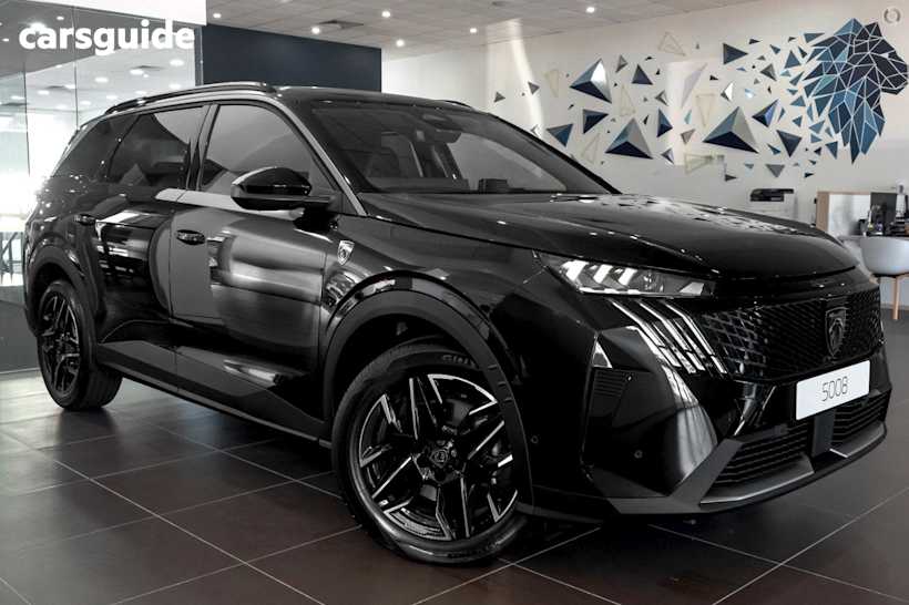 Black 2025 Peugeot 5008 SUV GT PREMIUM HYBRID F