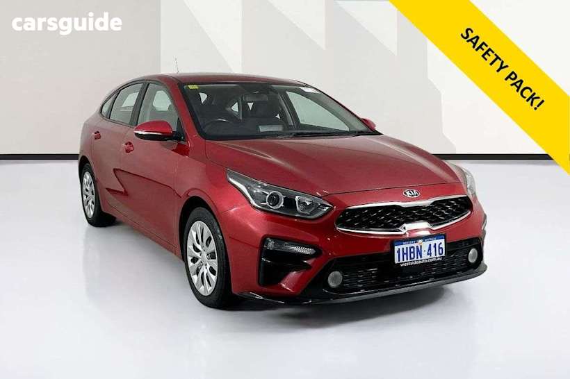 Red 2020 Kia Cerato Hatchback S Safety Pack