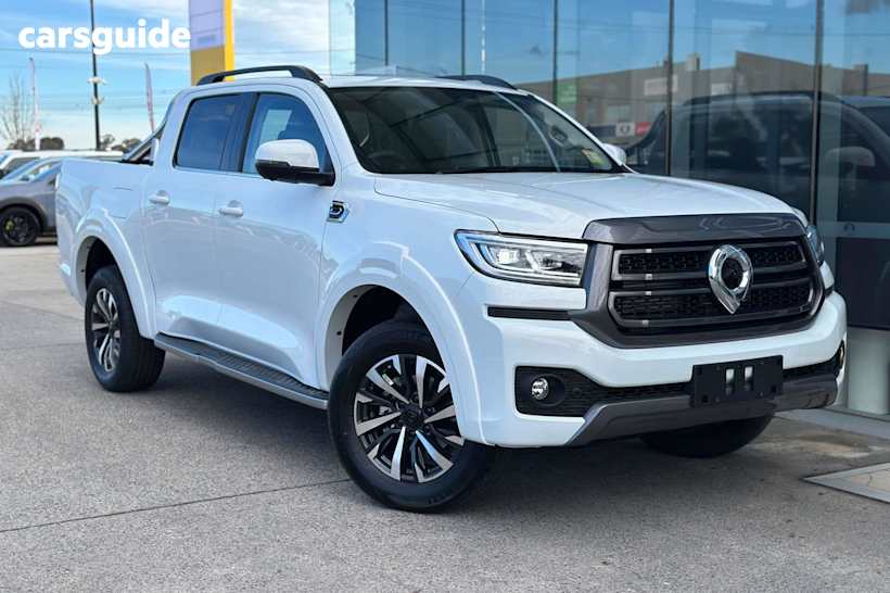 White 2025 GWM Cannon Ute Tray ULTRA 4X4