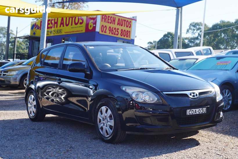Black 2011 Hyundai I30 Hatchback Sx