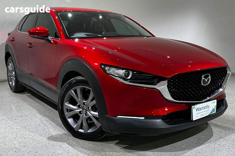 Red 2020 Mazda CX-30 SUV G25 TOURING F