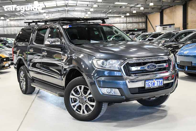 Grey 2015 Ford Ranger Ute Tray XLT 4X4
