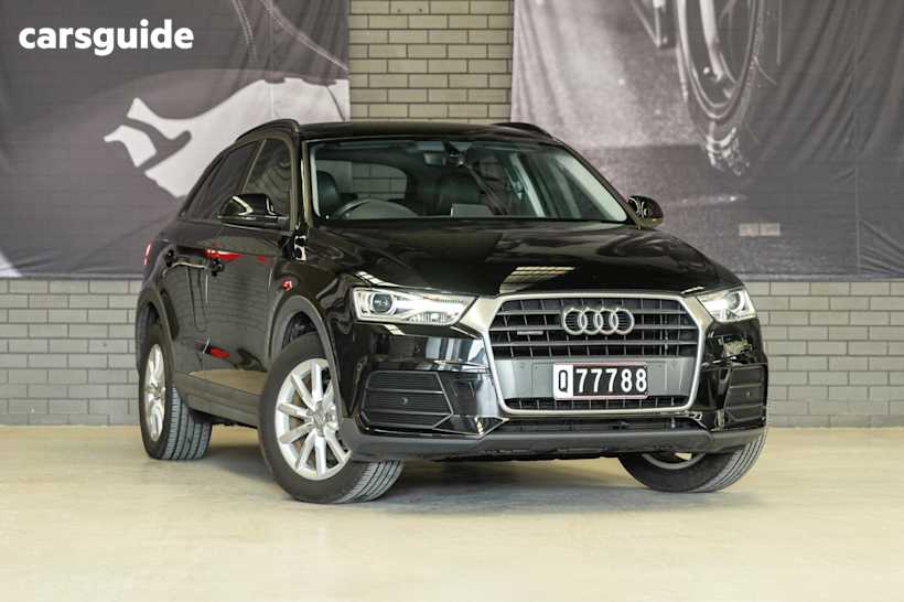 Black 2017 Audi Q3 Wagon 2.0 Tdi Quattro (110Kw)