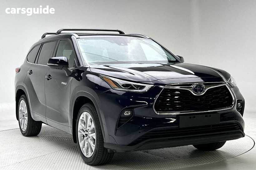 Blue 2021 Toyota Kluger SUV GRANDE 4X4