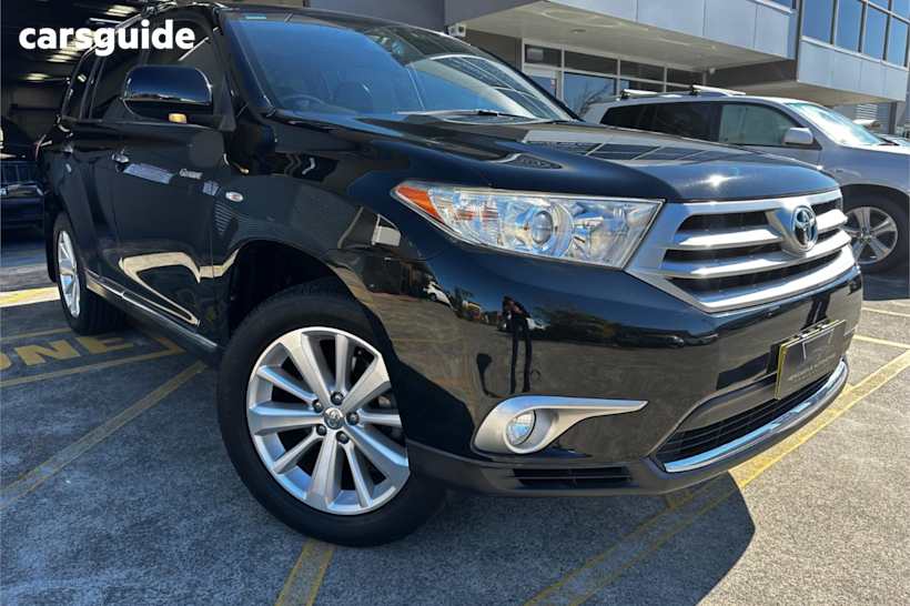 Black 2012 Toyota Kluger Wagon Grande (4X4)