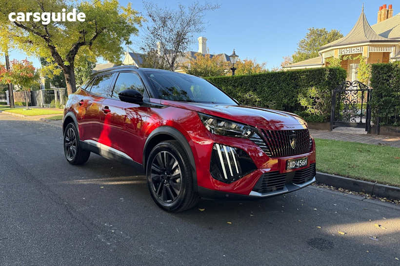 Red 2024 Peugeot 2008 SUV GT HYBRID F