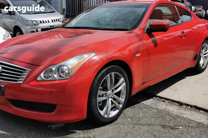 Red 2009 Nissan Skyline Coupe 370Gt Type P