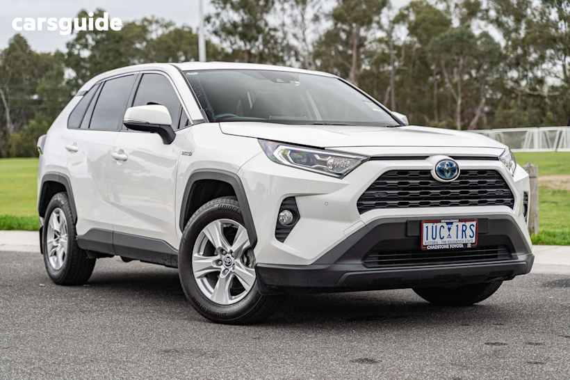 White 2021 Toyota RAV4 SUV GX F