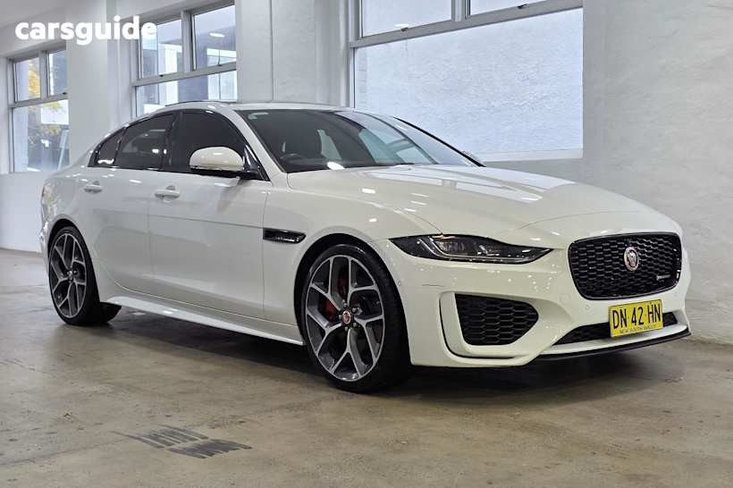 White 2020 Jaguar XE Sedan P300 R-DYNAMIC SE R