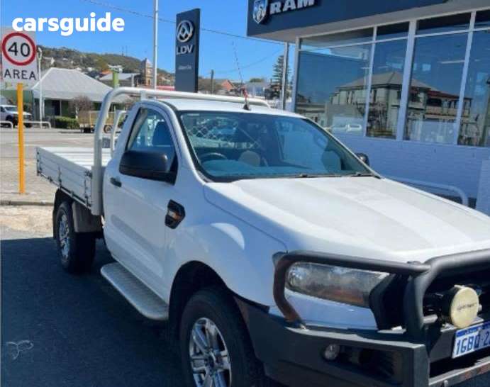 White 2016 Ford Ranger Ute Tray XL 4X4