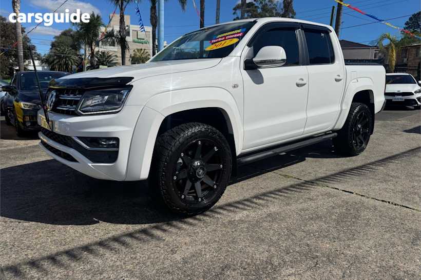 White 2017 Volkswagen Amarok Ute Tray TDI550 HIGHLINE 4X4